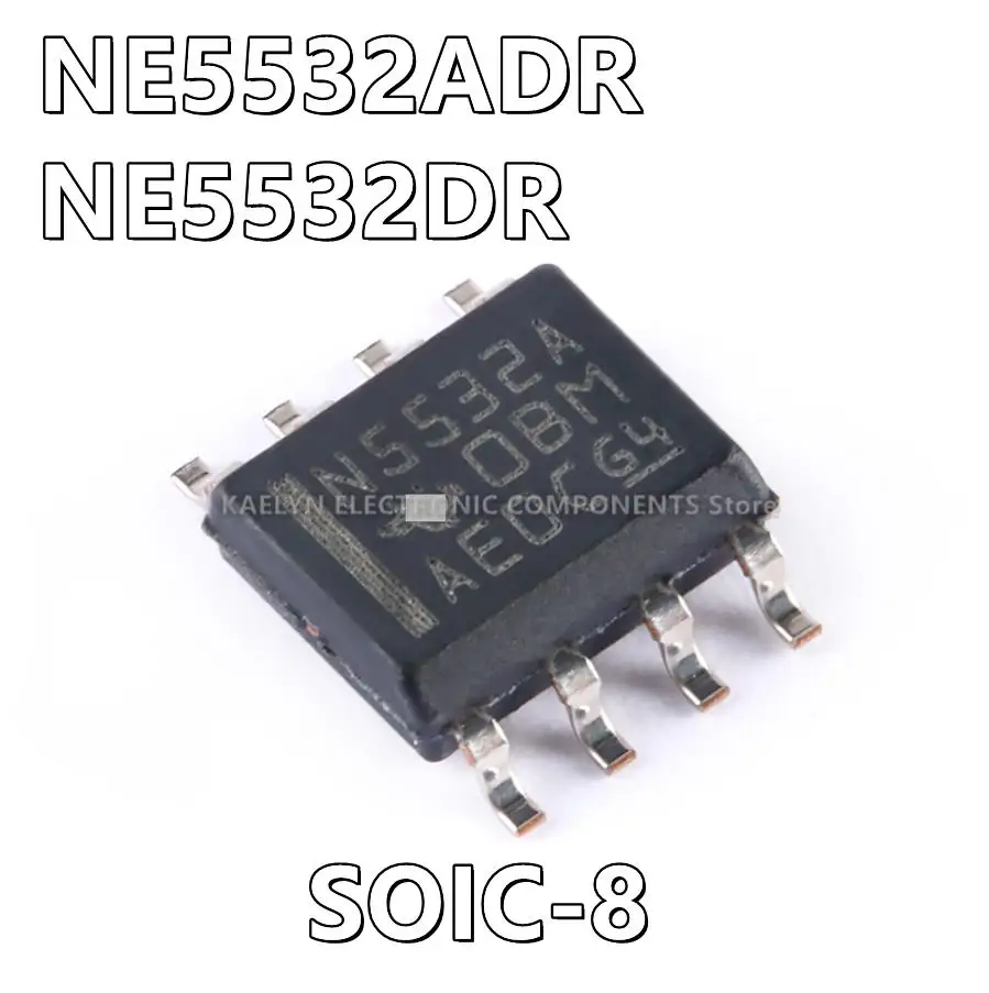 20Pcs/lot NE5532ADR N5532A NE5532DR N5532 General Purpose Amplifier 2 Circuit 8-SOIC