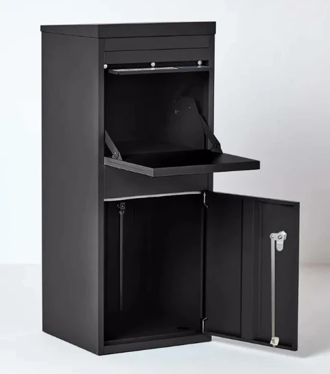 Mailbox, residential mail, parcel delivery box, wall-mounted modern outdoor mailbox