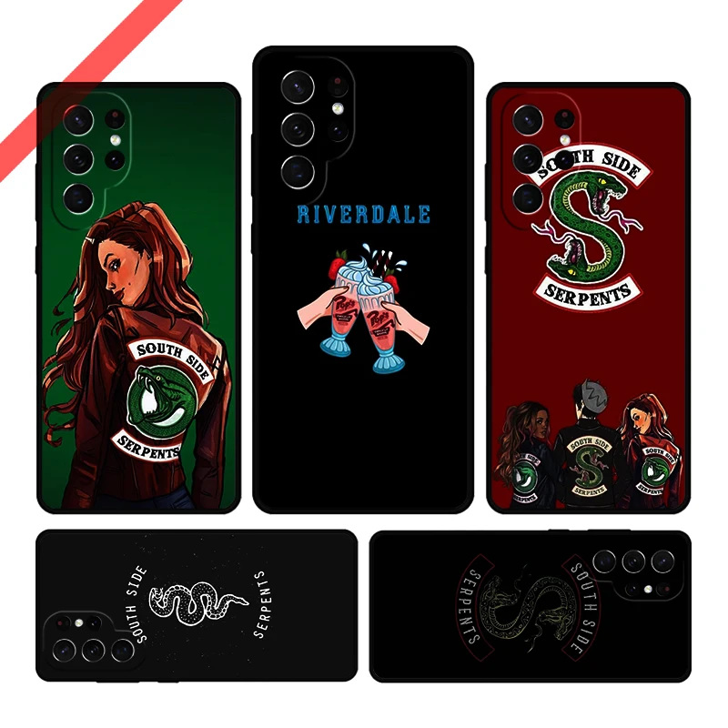 Riverdale South Side Serpents Phone Case For Samsung Galaxy S20 FE S21 S10 S23 Plus S24 S22 Ultra Note20 Note10 S9 S8 Cover