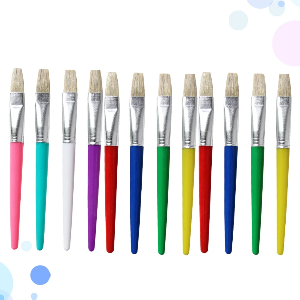 

12 Pcs Graffiti Pen Craft Painting Brush Drawing Creative Gift for