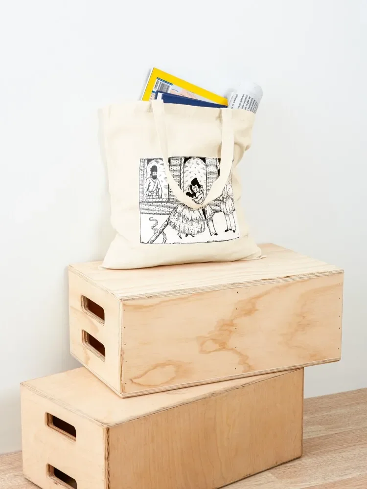 حقيبة تسوق فارسي لوفر، حقيبة تسوق بشعار مخصص، حقيبة توصيل مجانية، حقائب كبيرة للنساء #4