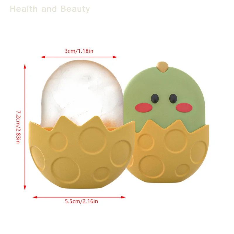 ไก่รูปร่าง ICE Face Roller ICE CUBE นวดความงามซิลิโคนแม่พิมพ์น้ําแข็งสําหรับ Eye Puffiness ICE Facial Roller หดรูขุมขน