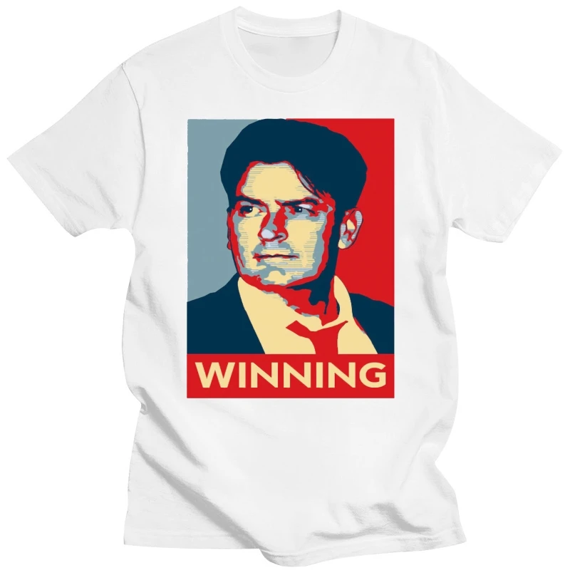 Charlie Sheen Winning White, Custom Made T-Shirt 2Xl 32Xl Tee Shirt