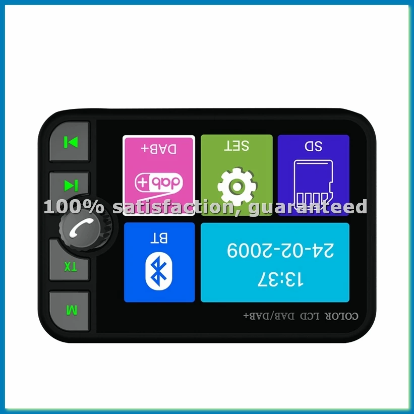 2.4 Inch LCD /+ Radio Receiver Bluetooth MP3 Player FM Car Digital Signal Broadcasting for European Cars-A51M