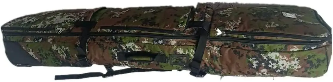 Camo Snowboard Bag Fully Padded Wheel Travel Bag Doule Snowboard Snowboard Boots Ski Double Gear bag tugboat large capacity