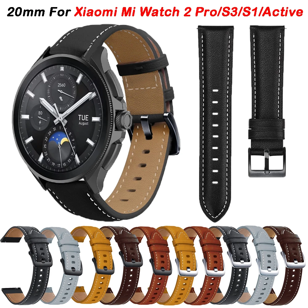 22mm Bracelet Bracelet de montre pour Xiaomi Mi montre 2 Pro/ S3/ S1/Active/ Pro/ S2 42mm 46mm Correa Mi montre couleur 2 Bracelet