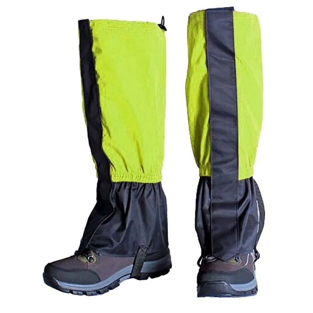 

Waterproof Hiking Legging Gaiters Warmer Adjustable Ski Legs Protection Lightweight Polyester Mountaineering Calf Cover