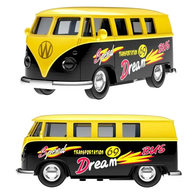 1:38 Lega BUS Modello Ragazzo Giocattoli In Metallo Mini Città Viaggio BUS Modello Pull-back Fonde Sotto Pressione Modello di Auto Collezione Regali