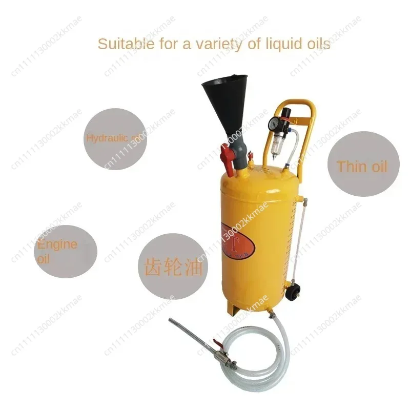 Durable  Engine oil and gear oil filler 10L pneumatic with oil odor display model