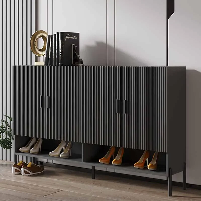 

Entryway Design Shoe Cabinets Simple Modern Waterproof Large Size Shoe Rack Hallway Narrow Meuble A Chaussure Hall Furniture