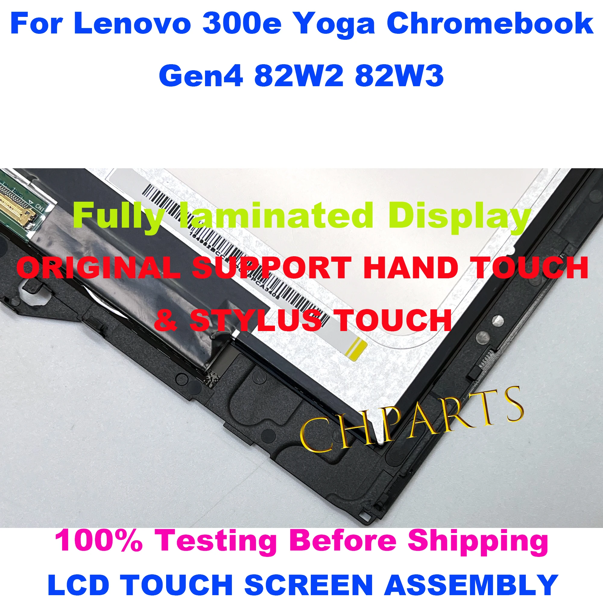 Imagem -05 - Lcd Touch Screen Assembly para Lenovo Ips Yoga Chromebook Gen 11.6 1366x768 82w2 82w3 5d11c95909