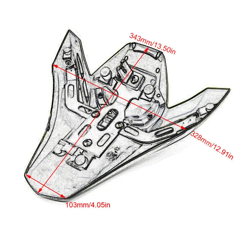 غطاء مقعد خلفي للدراجة النارية ، غطاء خلفي لذيل السائق ، ملحقات خلفي ، مناسب لدراجات Kawasaki Z900 ، 2017-2023 ، 2020