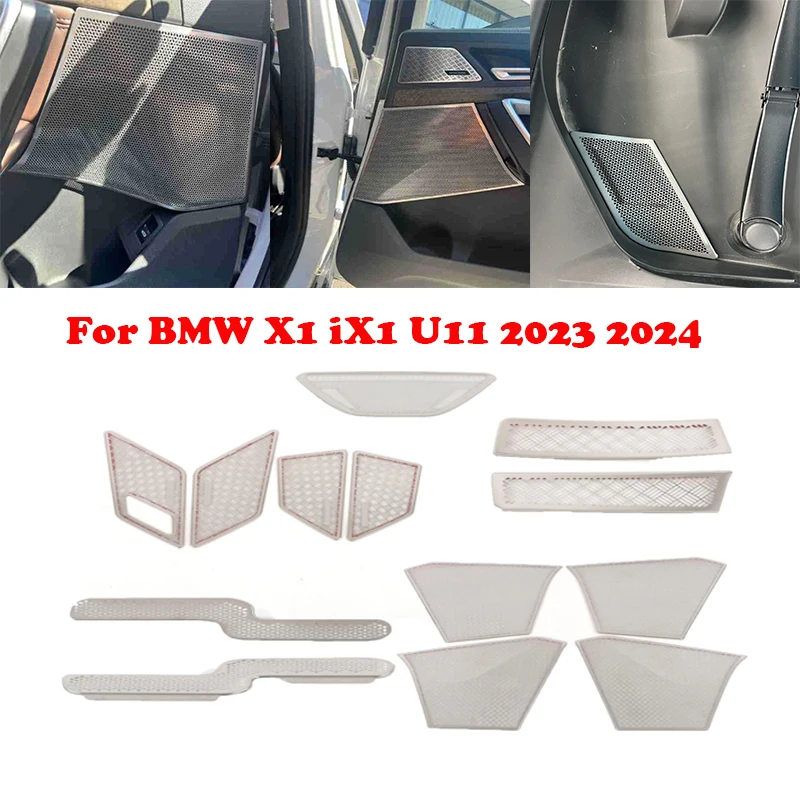 

Для BMW X1 iX1 U11 2023 2024 Автомобильный Дверной громкоговоритель Apillar приборная панель крышка динамика отделка рамка наклейка аксессуары для интерьера