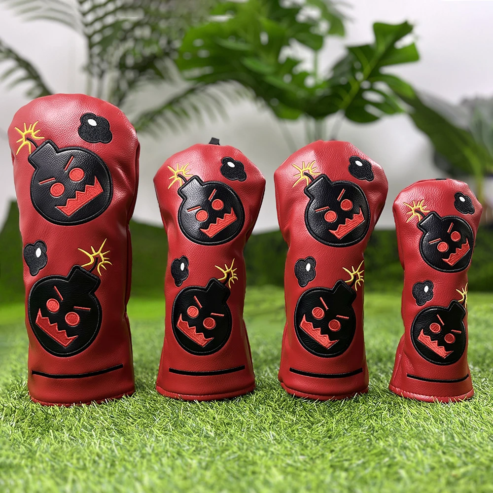 Devil Golf Club Cover Head Cover Protective Cover 135 Fairway Wooden Chicken Leg Stick Cover Pusher Cover