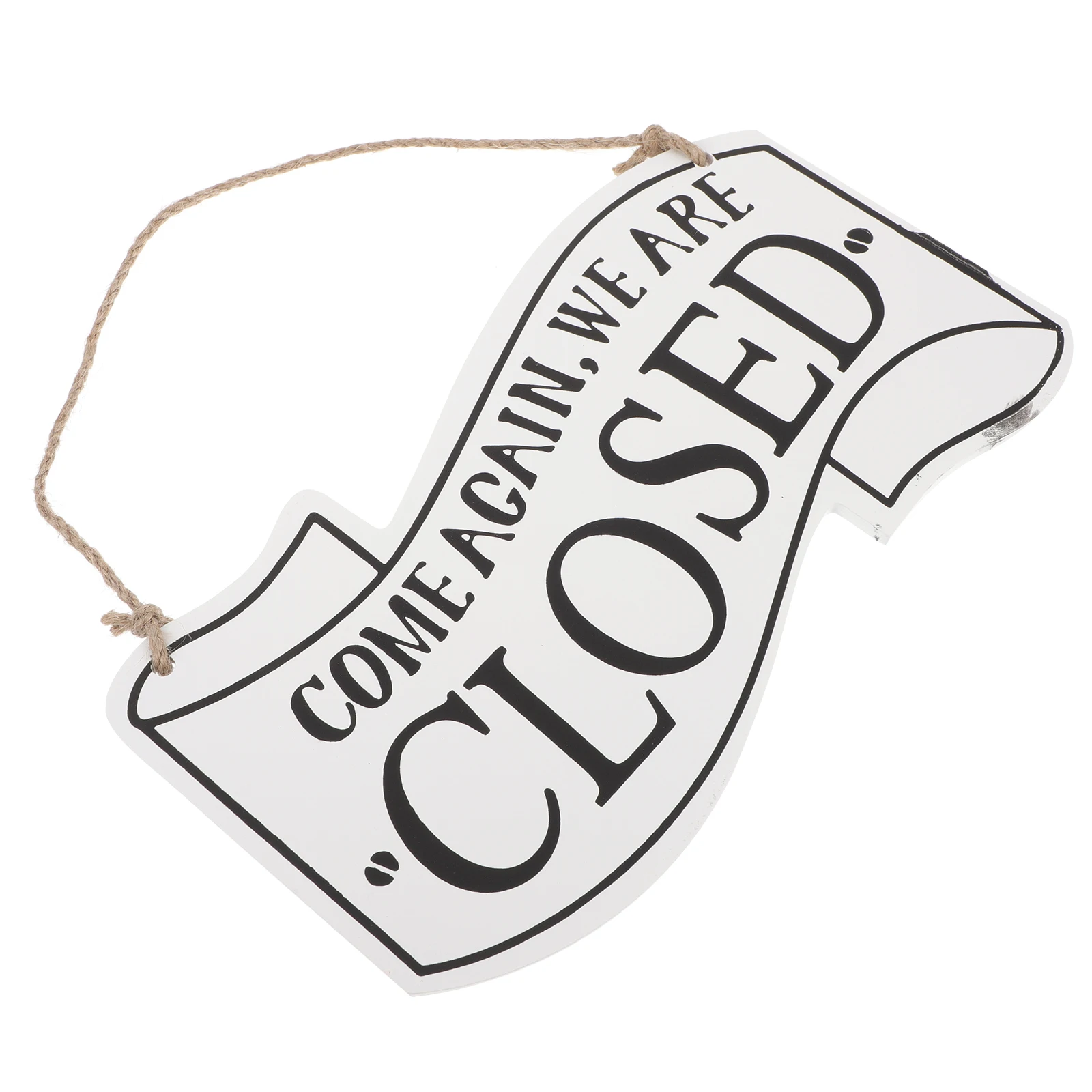 

Wood Open Close Signs Vintage Door Hanging Sign for Shop Home Cafe with Rope Decorative Plaque Wall Window Display