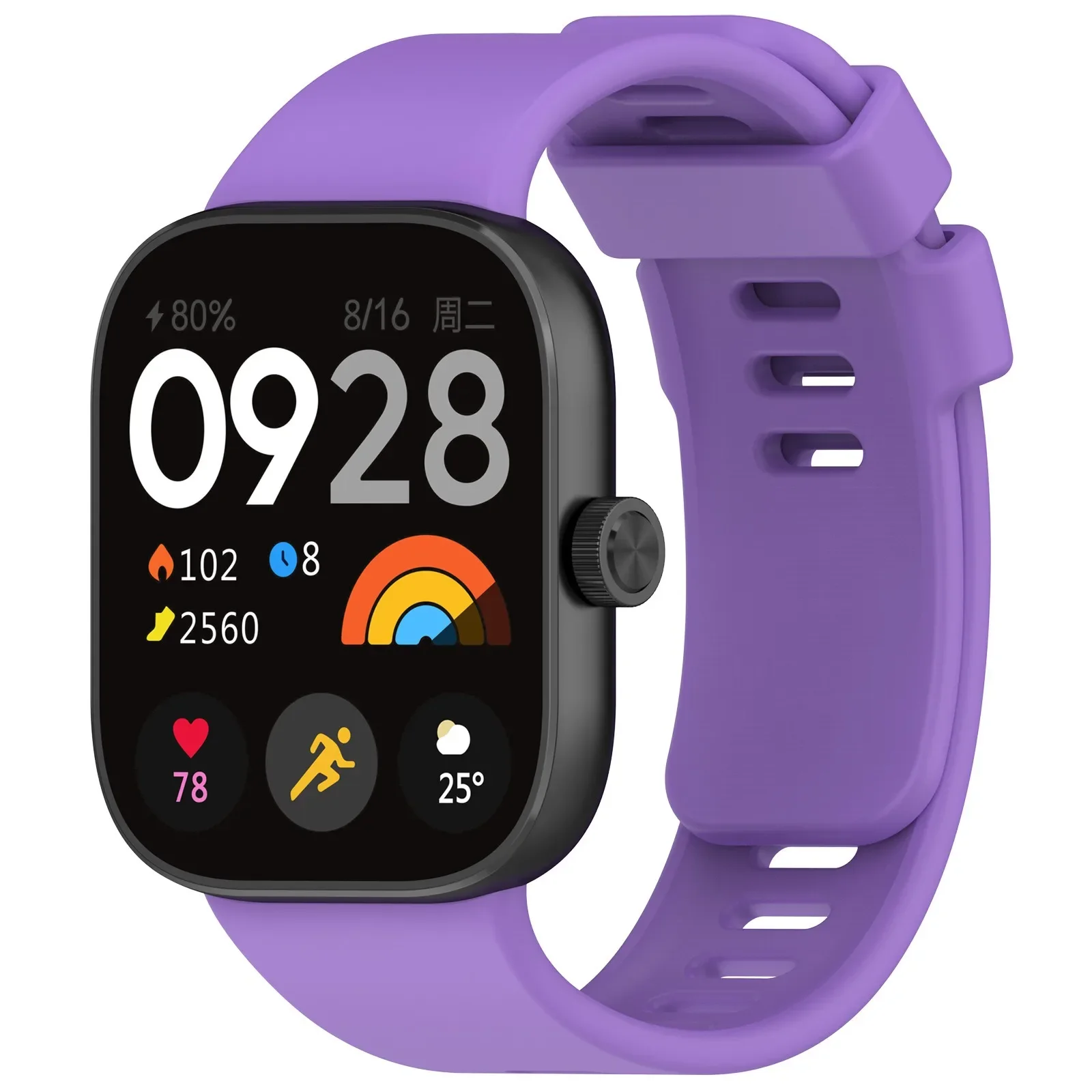 Atmungsaktives Silikonarmband für Xiaomi Redmi Watch 4 5 6 Sport Austauschbares Armband für Mi Band 10 Pro/9 Pro/Mi Band 8 Pro Gurt
