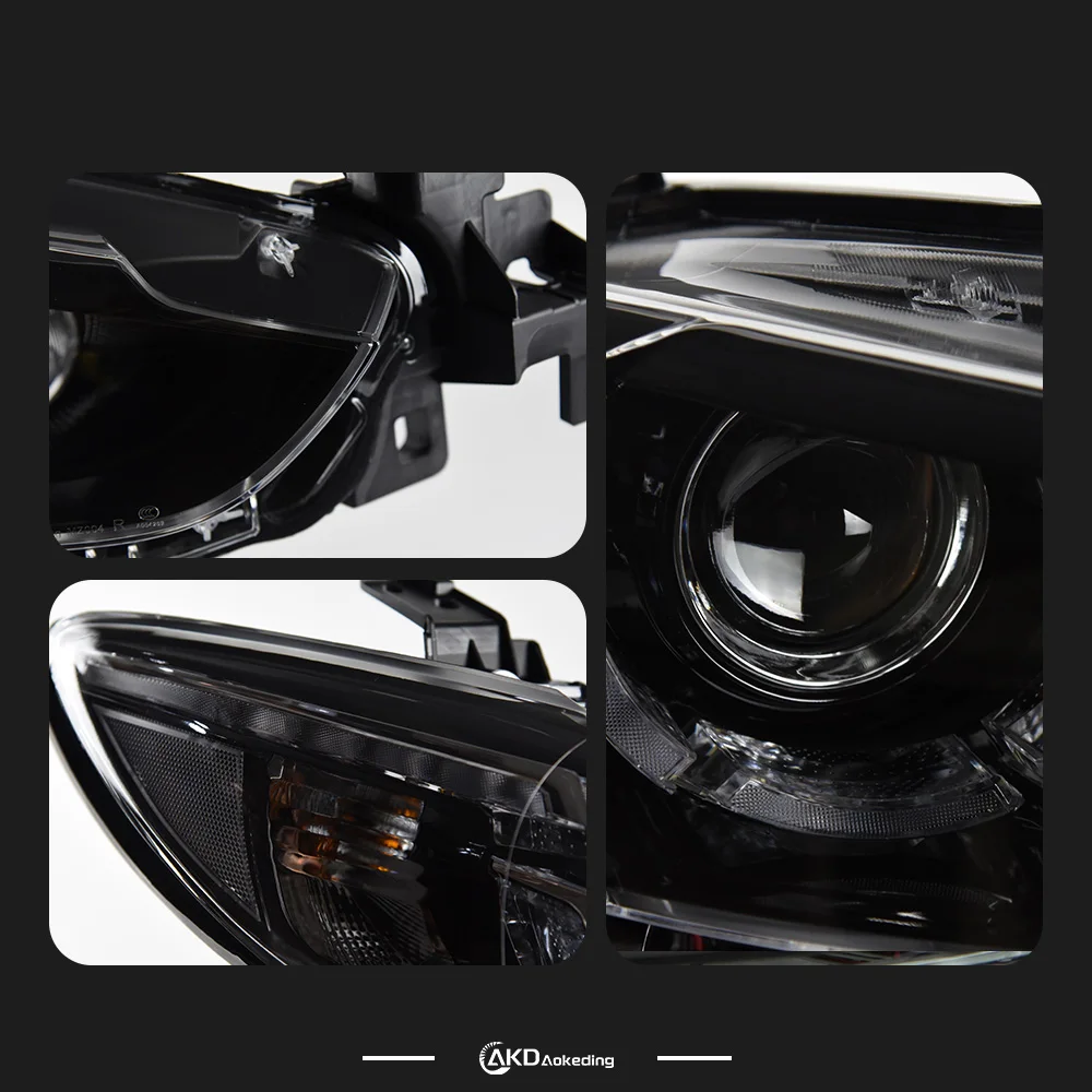 AKD Car Styling for Mazda 6 Atenza LED Headlight 2013-2016 Mazda6 LED DRL Hid Head Lamp Angel Eye Bi Xenon Auto Accessories