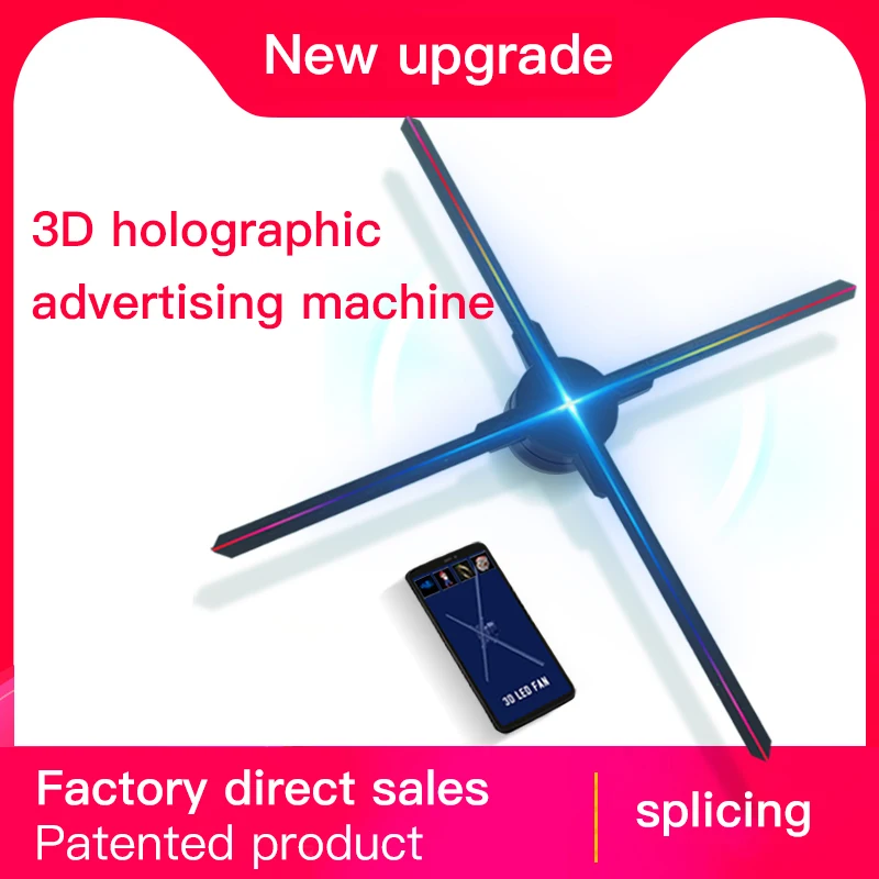 projetor 3d holografico rotary imaging fan screen display led screenless maquina de publicidade estereo 01