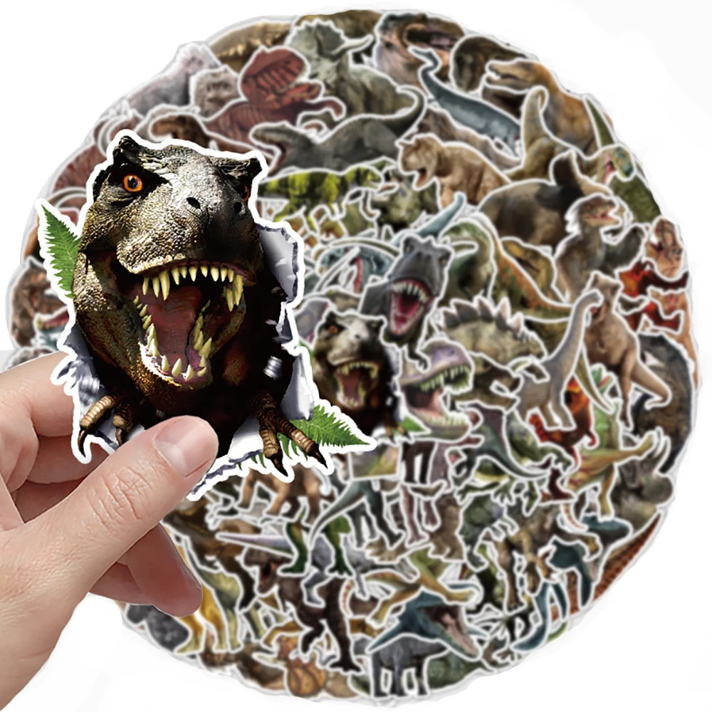 10/30/50/100PCS Jurassic Dinosaur Anime Stickers Luggage Skateboard Cute DIY Cool Graffiti Girl Gradient Joke Sticker Decal Gift