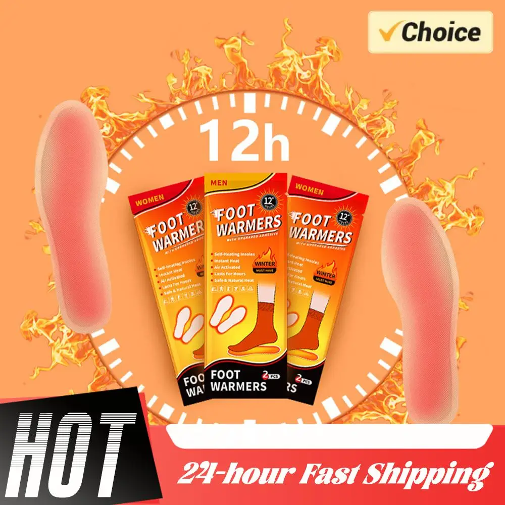 

10 пар грелок для стоп с постоянным нагревом, активируемых воздухом, для охоты и активного отдыха на природе