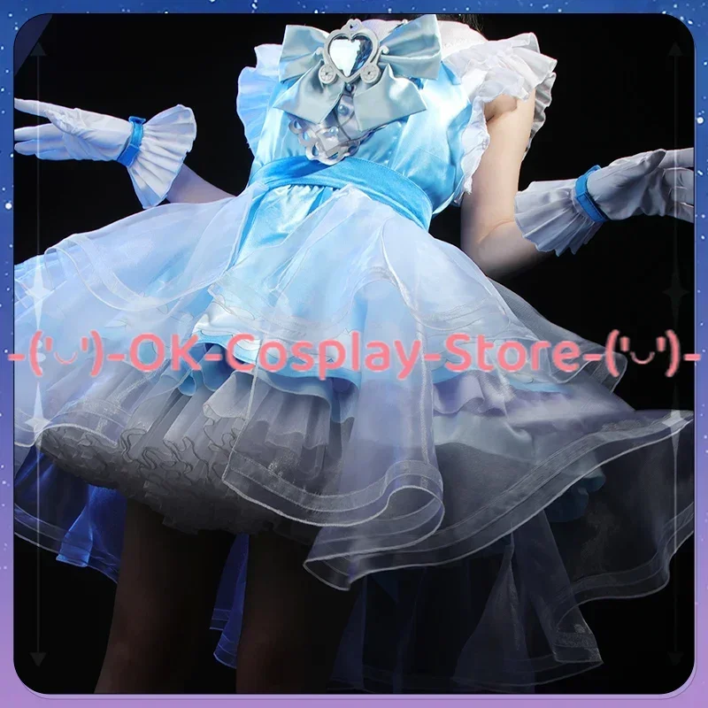 Tachibana Arisu Cosplay Costume Women Cute Dancing Dress Halloween Cute Uniforms Anime Clothing White Lolita Custom Made