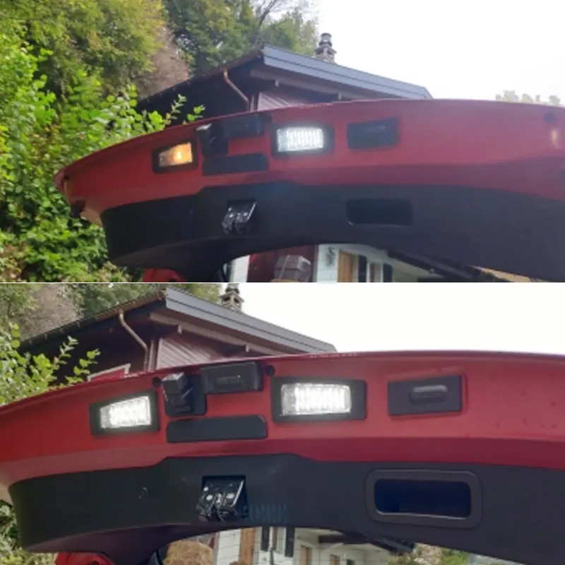 2 قطعة سيارة LED رقم الترخيص لوحة ضوء مصابيح لمازدا 3 Axela 2014-2018 BM BN |   مازدا 2 سيدان 2015-2017 DJ DL، CX-3 2015-2021