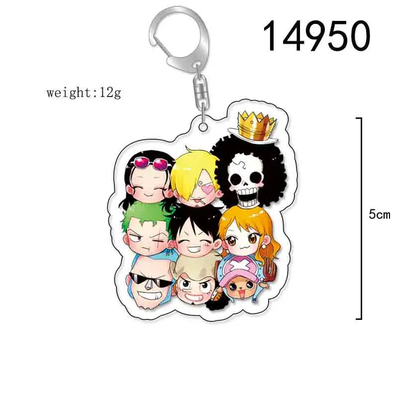 Anime Figure ONE PIECE Nika Monkey D. Luffy Ace Uta Ulti Roronoa Zoro Bartolomeo Sabo Acrylic Keychain Peripheral Bag Pendants