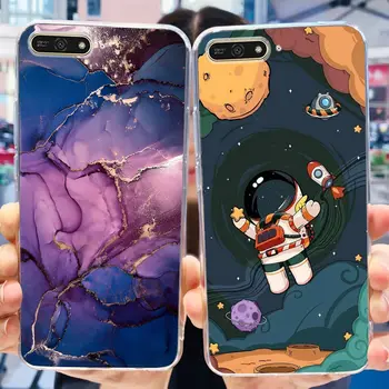 Silikonové pouzdro pro Huawei Y6 2018 (ATU-L11 ATU-LX3) - stylové, malované, zadní kryty, měkké, pro Huawei Y6 Y6 Prime 2018 - nárazník 12 nejlepší prodej pouzdro Huawei Y6 - №10