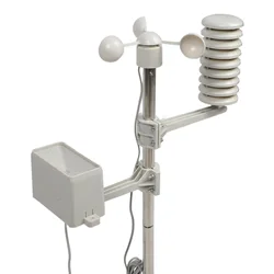 Speed Measuring Wind Cup Anemometer Cup Speed Measuring Sensor Cup RJ11 Connector 3 Cups Wind Direction Gauge for Weather Meter