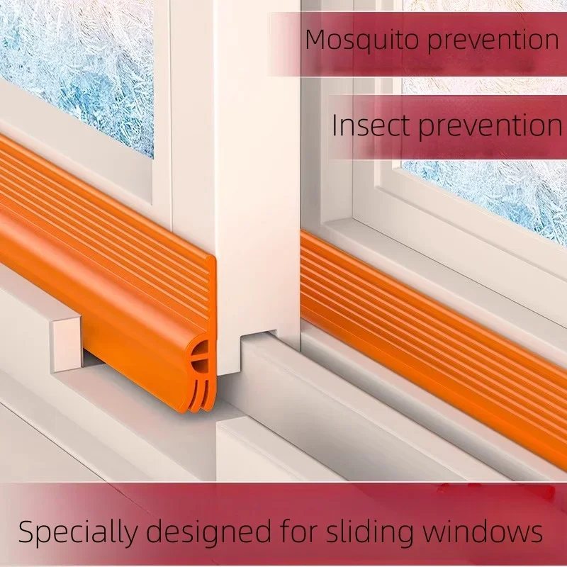 New Self Adhesive Wearable Door Window Sealing Strips for Door Gap Waterproof Dustproof PVC Soundproof acoustic foam seal tape