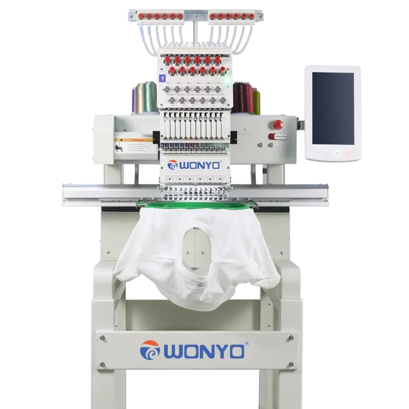 WYQ901L Save Space High Quality Long Service Life Single Automatic Computerized Embroidery Machine 10