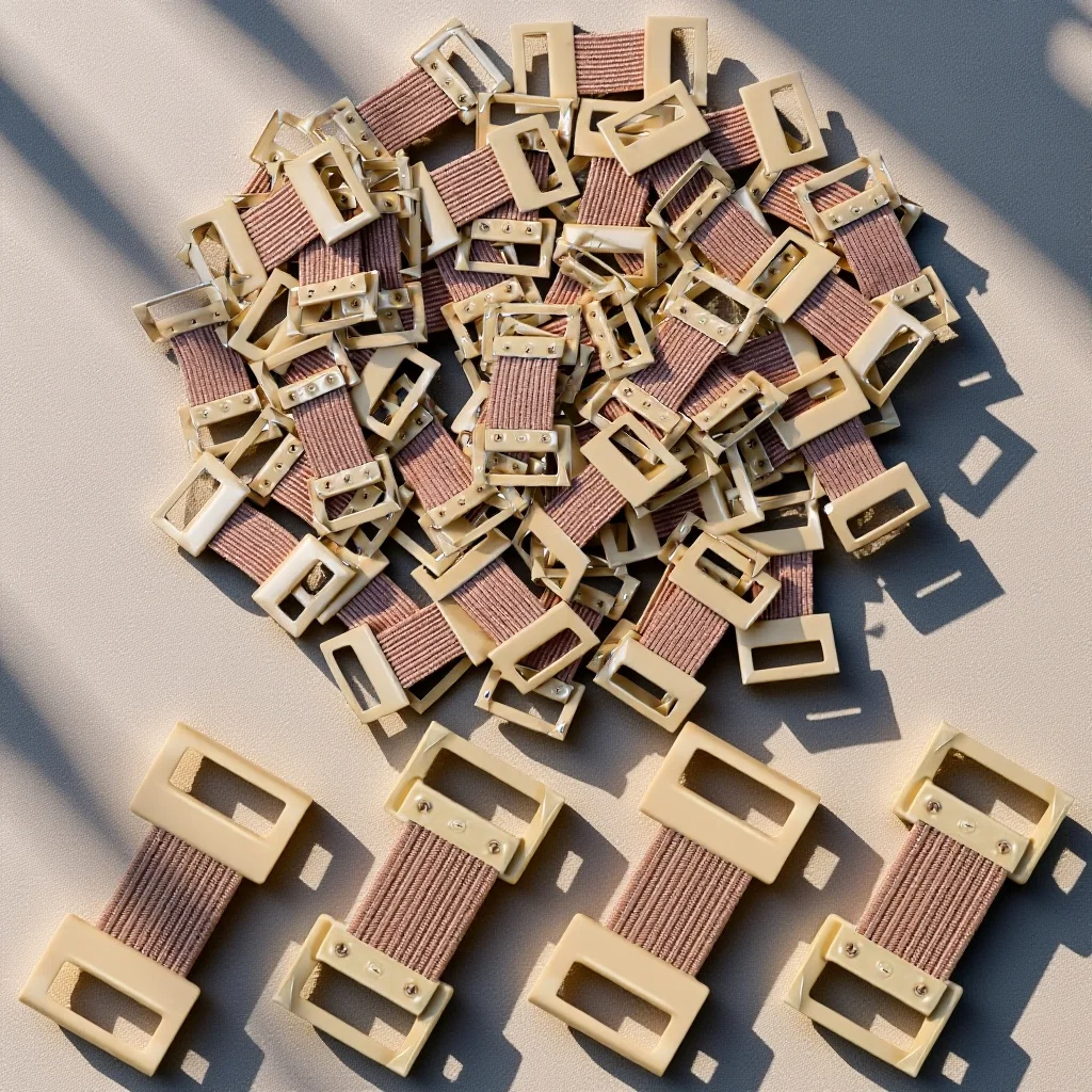 

Elastic Clip 50pcs Pack Stretchable Metal Clasps for Bandage Fixing Aluminum Hook Fastener Body Wrap Closure Buckle