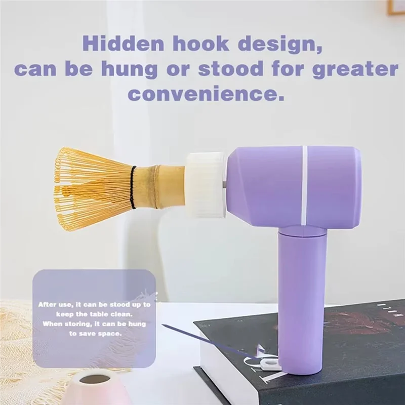 ABLK Three-Speed Adjustment Device Type-C Rechargable Rechargable Includes Bamboo Brush