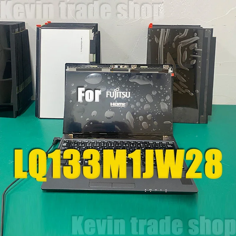 13.3 LED LCD matrix Screen for LQ133M1JW28 1920x1080 WUXGA FHD eDP 30pin Display For Fujitsu FST U937 CP722092-02