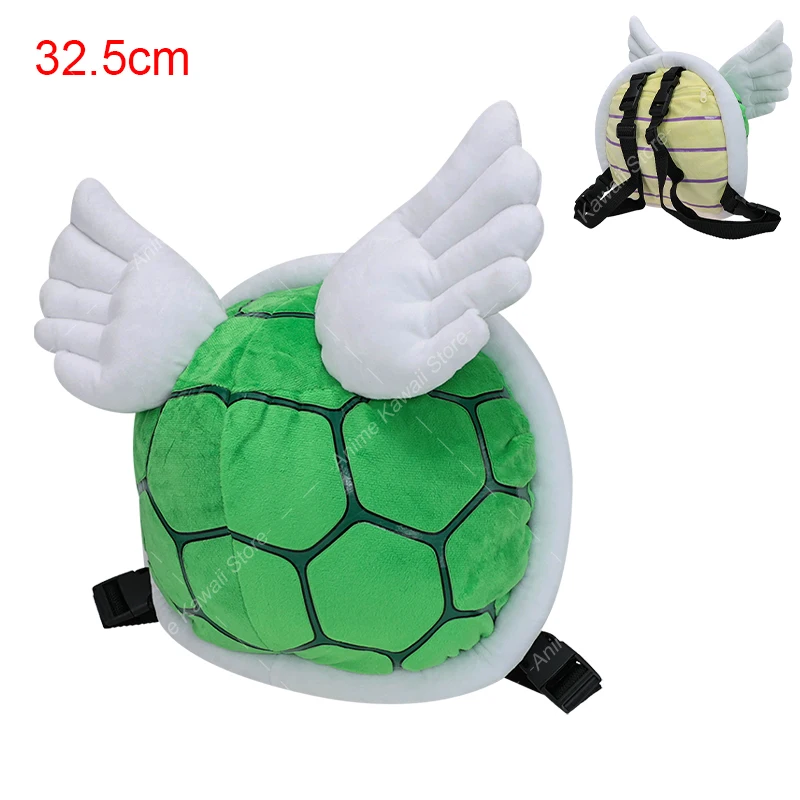 8 Styles Mario Koopa Plush Backpack Bowser Koopa Spiny Turtle Shell Stuffed Toy Soft Cute Baby School Bag Children Birthday Gift