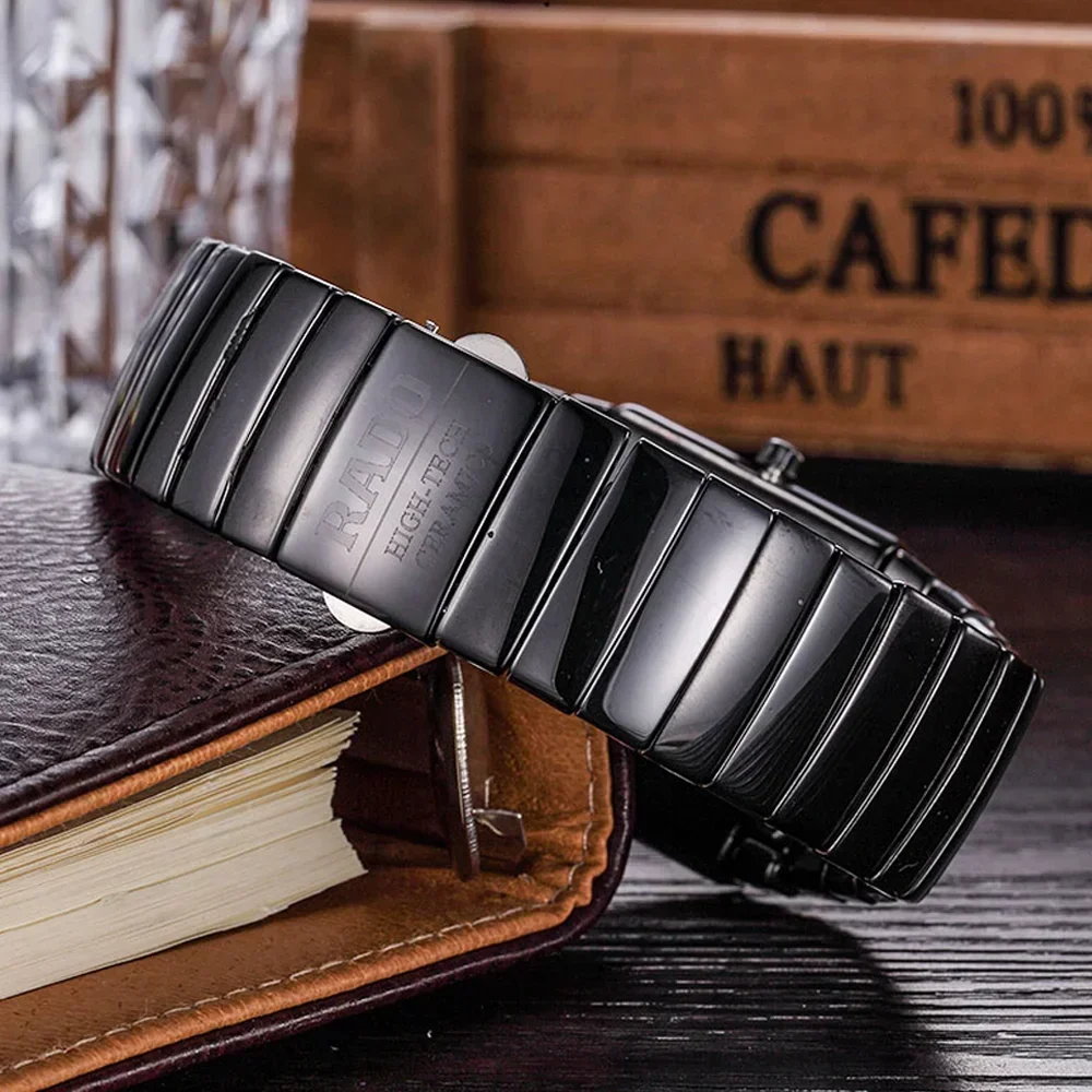 Hot Rado Classic Style Original Watches For Mens Ladies Ceramic 39MM Dial Fashion Simple High Quality Sport Quartz AAA Clocks view 6