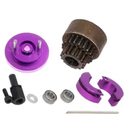 Flywheel Set Clutchbell 14T 16T+21T Clutch Bell Ball Bearings 10*5*4mm Engine Parts Accessories For 1/10 Nitro Powered RC Cars