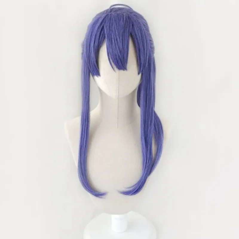 Vtuber Nagao Kei Cosplay Wig Blue High Ponytail Hair Heat Resistant Synthetic Halloween Party Accessories Props