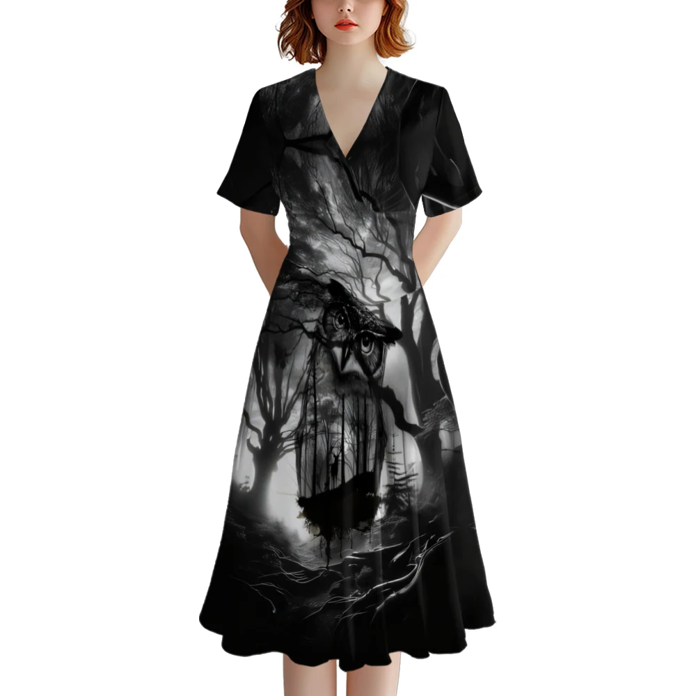 Robe Maxi à Col en V pour Femme, Streetwear Élégant, Hip Hop, Fille, Mode de ix, Été