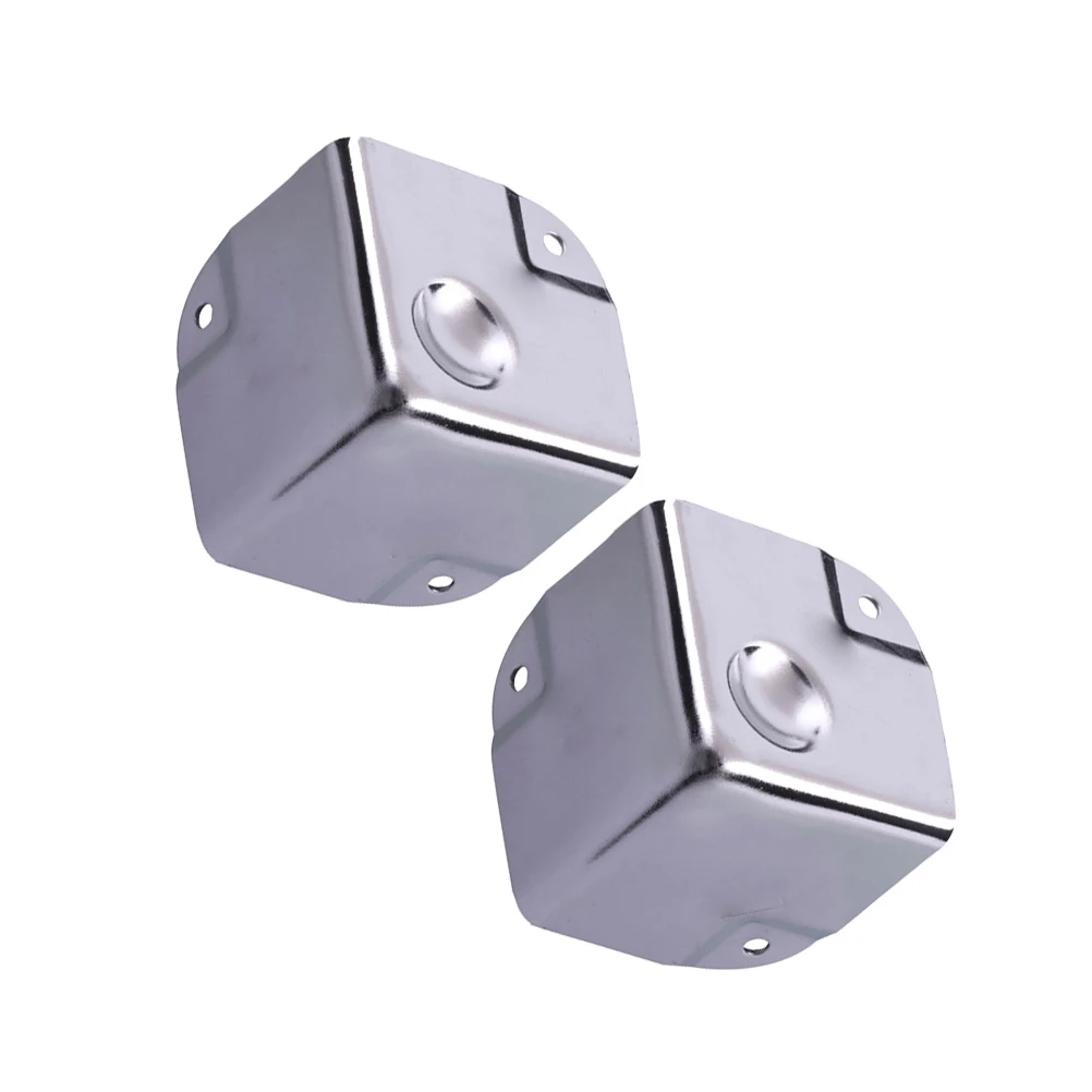 2 قطعة الفولاذ المقاوم للصدأ الألومنيوم حامي الزاوية دائم الأثاث الحرس صندوق التفاف الزاوية مكتب الجدول حافة غطاء درع