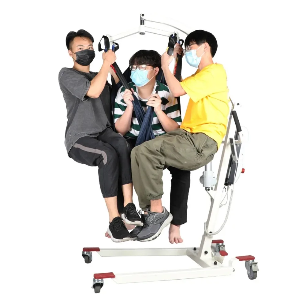 Fully Automatic Crane with Sling Electric Lift for Disabled People Rehabilitation Training Weight Loss Gait Trainer