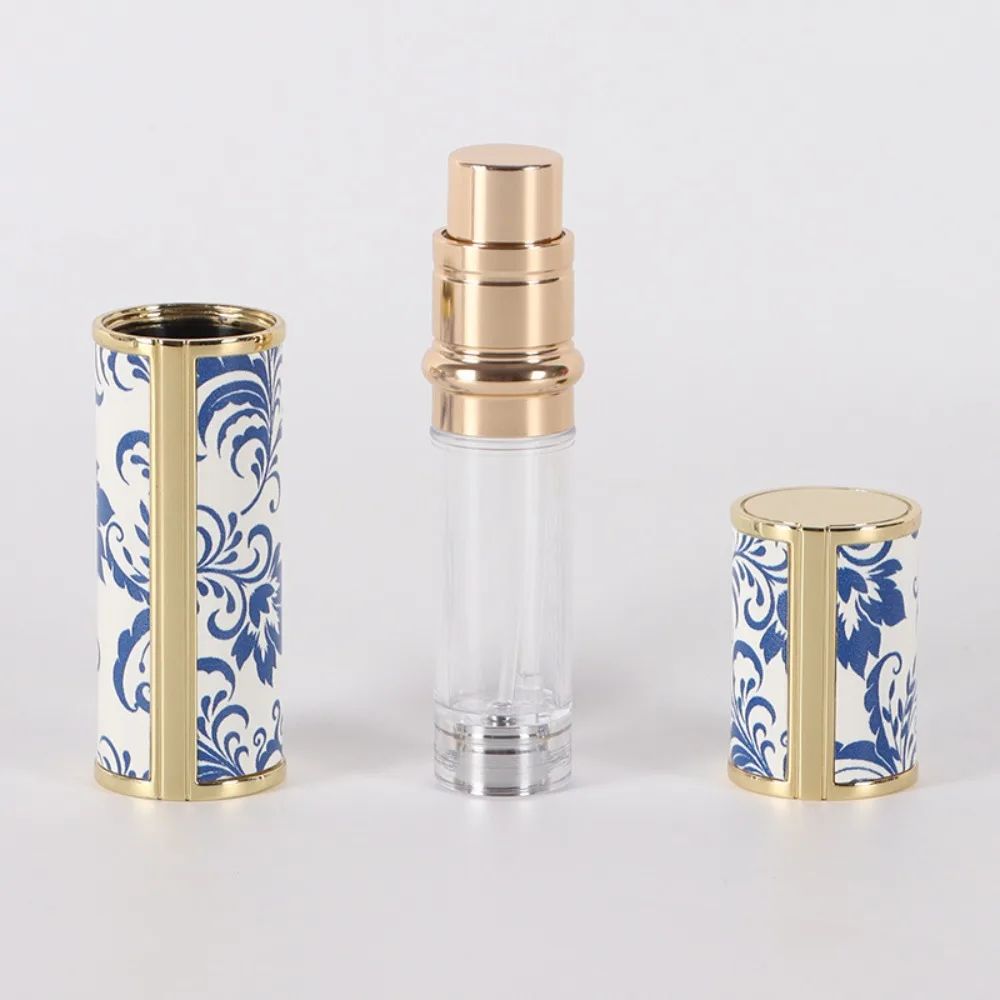 5ml Leather Perfume Bottle Refillable Perfume Atomizer For Travel Spray Bottle With Ultral Fine Mist Fragrance Container