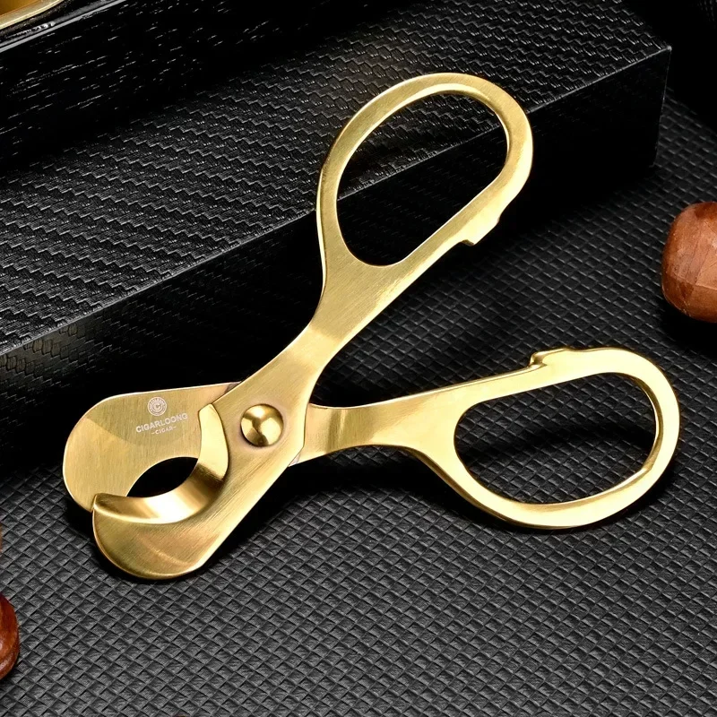 

Stainless Steel Cuban Cigar Cutter Cigar Scissors Knife Head Guillotine Portable Cigar Knife Cutter Cigar Smoking Accessories