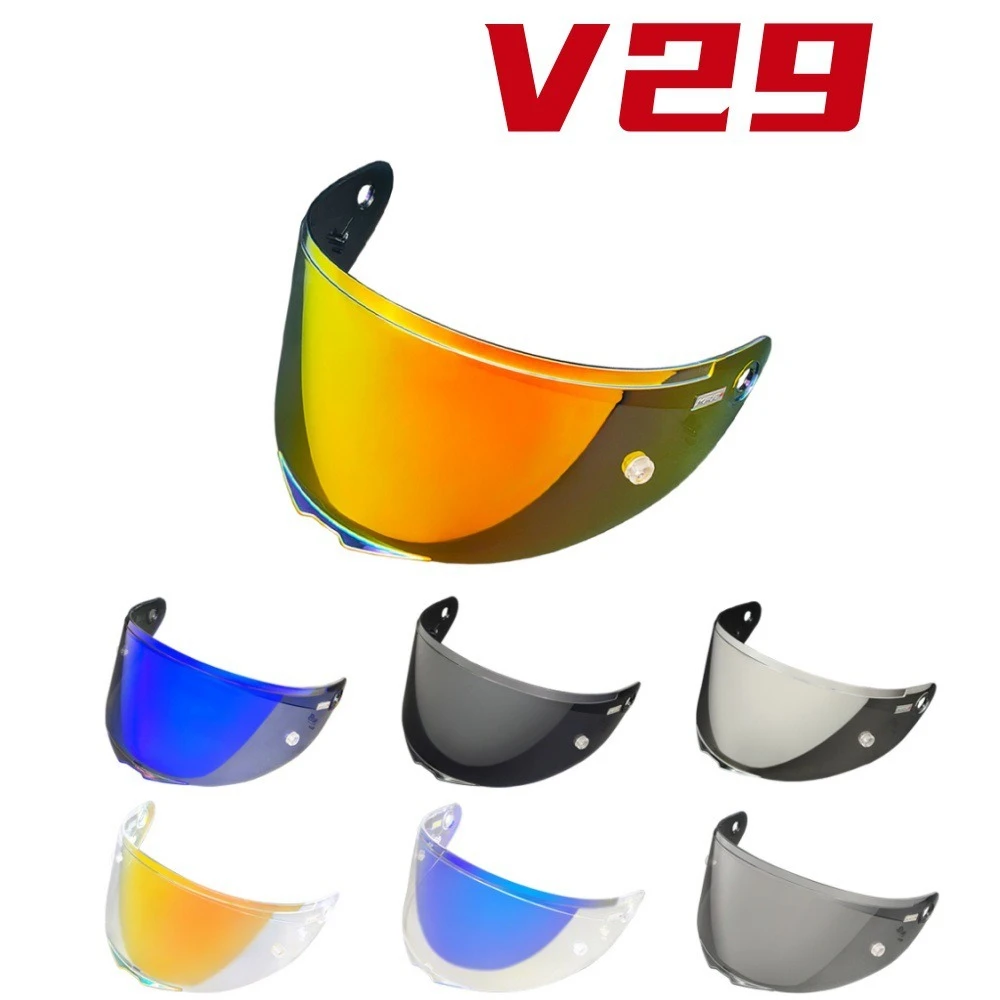 Replacement Helmet Visor Compatible with KRE+ V29 KRE+ Carbon Fiber Full Helmet, Motorcycle Helmet Mirror Lens Accessories