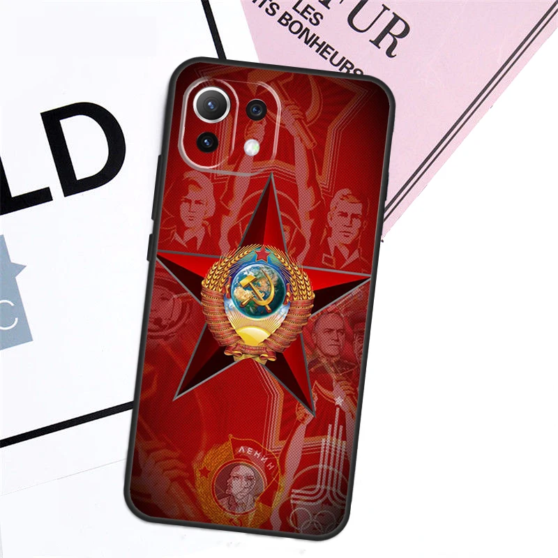 Coat Of Arms Russian CCCP Flag Case For Xiaomi 13T Pro 14 11T 12T 12 13 Lite POCO F5 X3 X4 X5 X6 Pro F3 M5s M6 Pro Cover