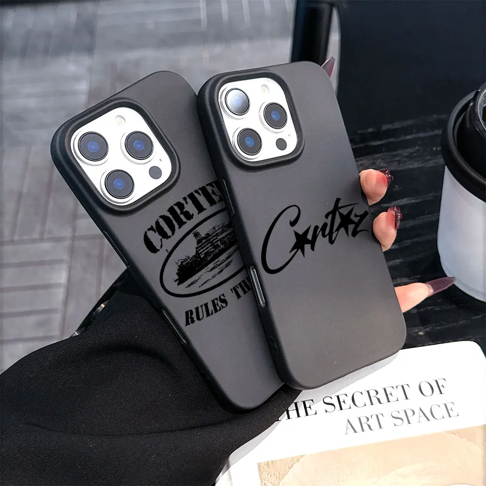 Luxury Goods Rules The World C-Corteizs Matte Phone Case For iPhone 17 16 15 14 Plus 13 12 11 Mini Pro X XS Max Air Plus Cover - náhled 2