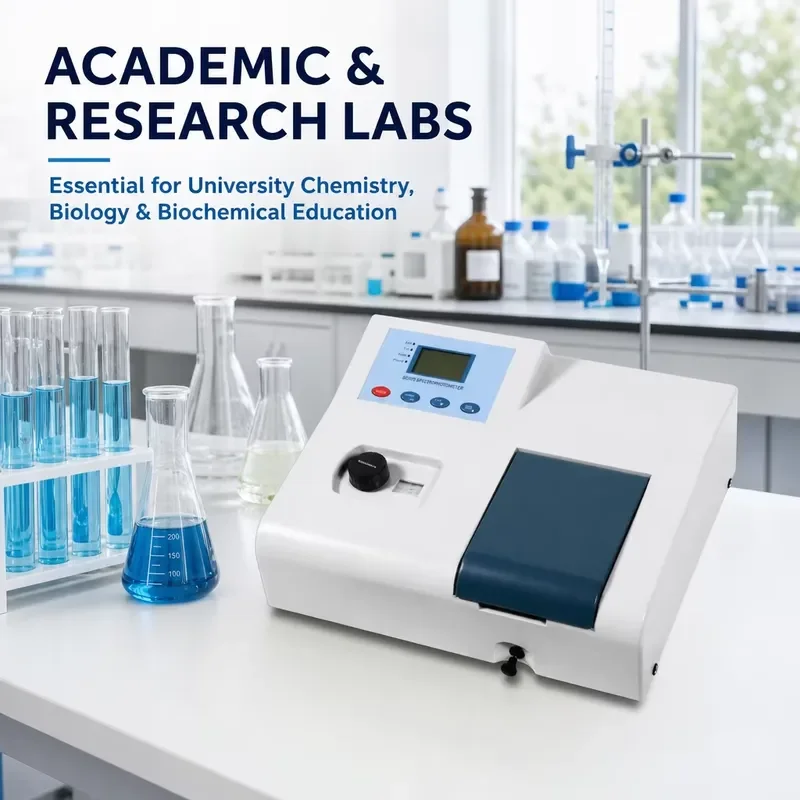i BAXIT 722N Ultraviolet-Visible Spectrophotometer High-precision Portable 5nm Spectral Bandwidth 8kg