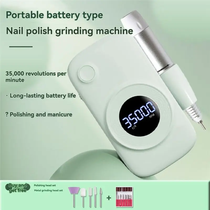 AB68 Replacement Handle For Portable Electric Speed Adjustable For Nail Polisher- For Nail Polish Remover& Dead Skin Removal