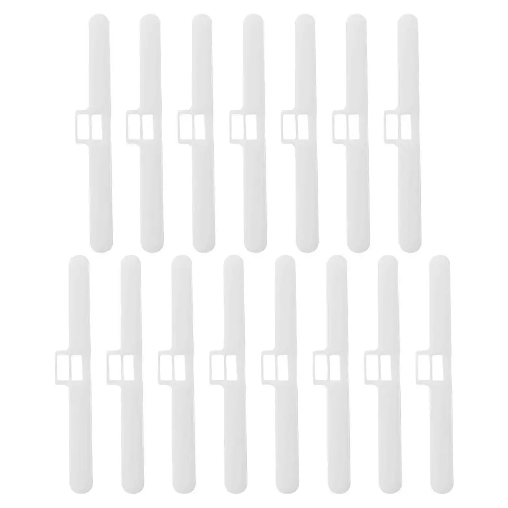 15Pcs Vertical Blind Accessories Double Hole Plastic Slats Holders for Vertical Blind Repair Replacement Parts