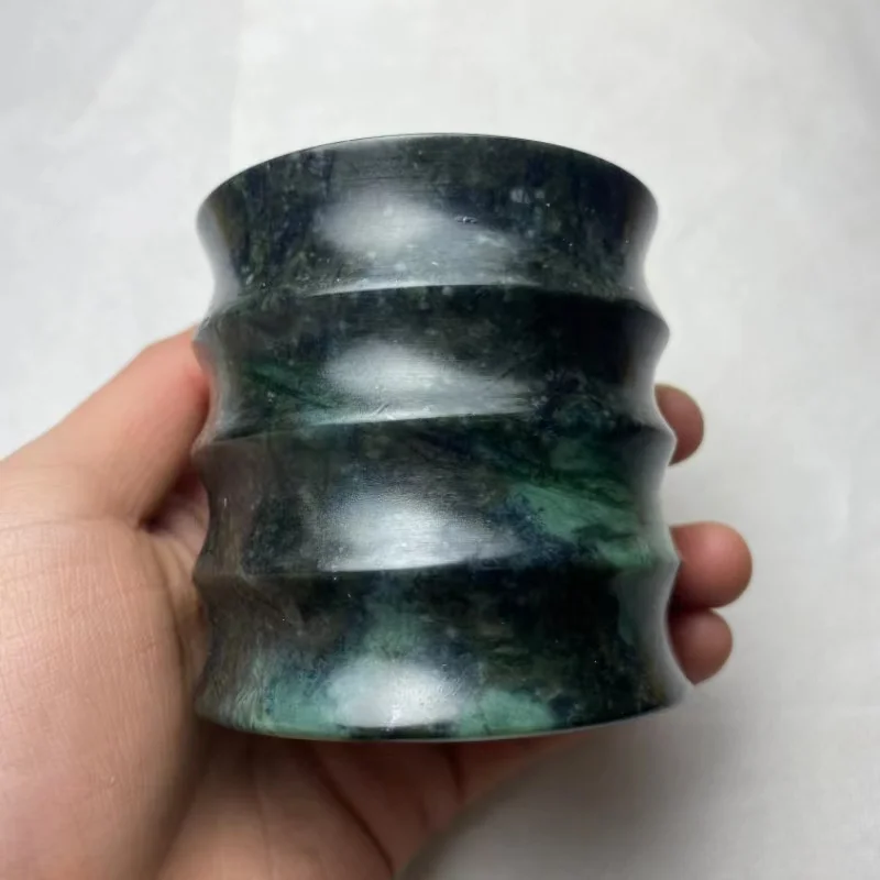 Yao Wangshi Bamboo Joint Cup Silny magnetyczny tybetański Jade Festival Rise Water Cup Teacup